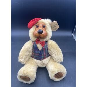 Raikes Bears Papa Bear Applause Vintage Collectible Plush/ Wood Teddy Bear